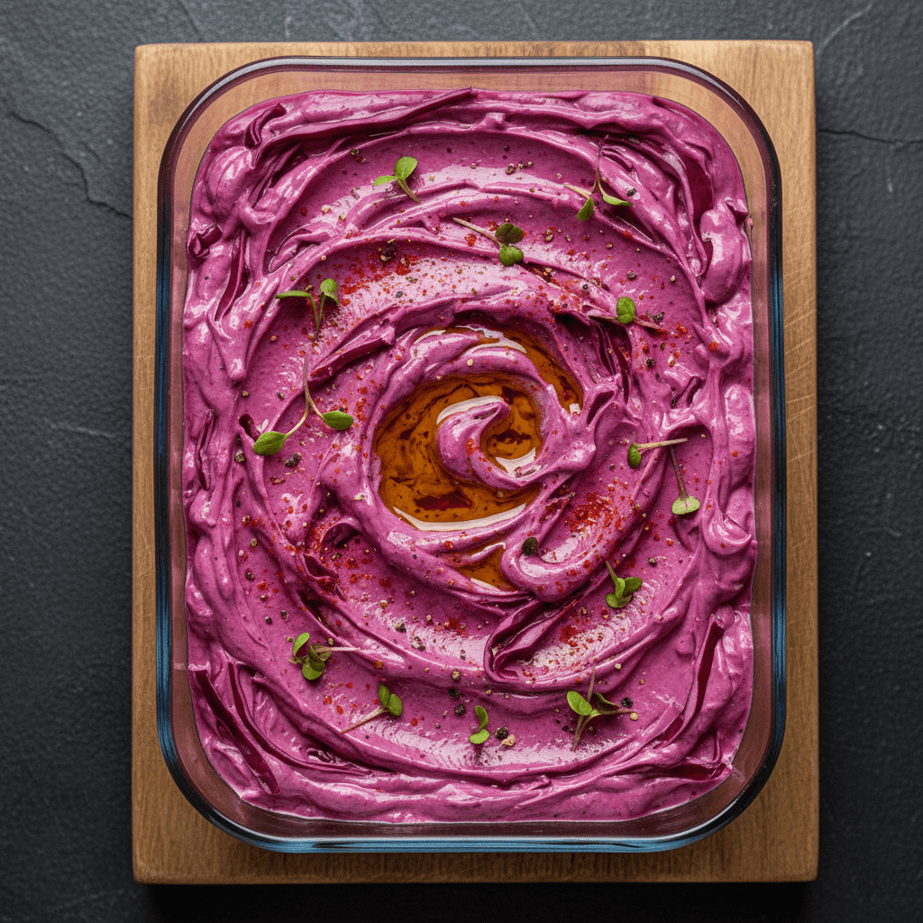 Red Cabbage Yogurt Dip
